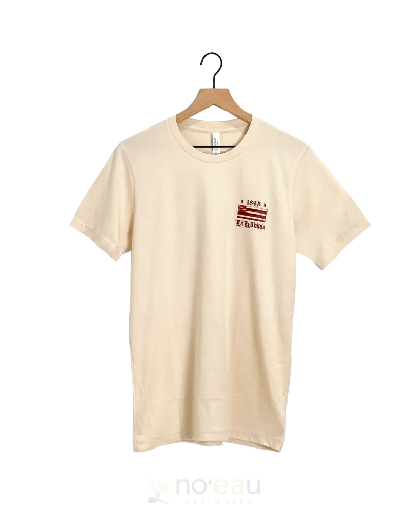 Noeau - Assorted La Kuʻokoʻa Shirts Beige / Small Men’s Clothing