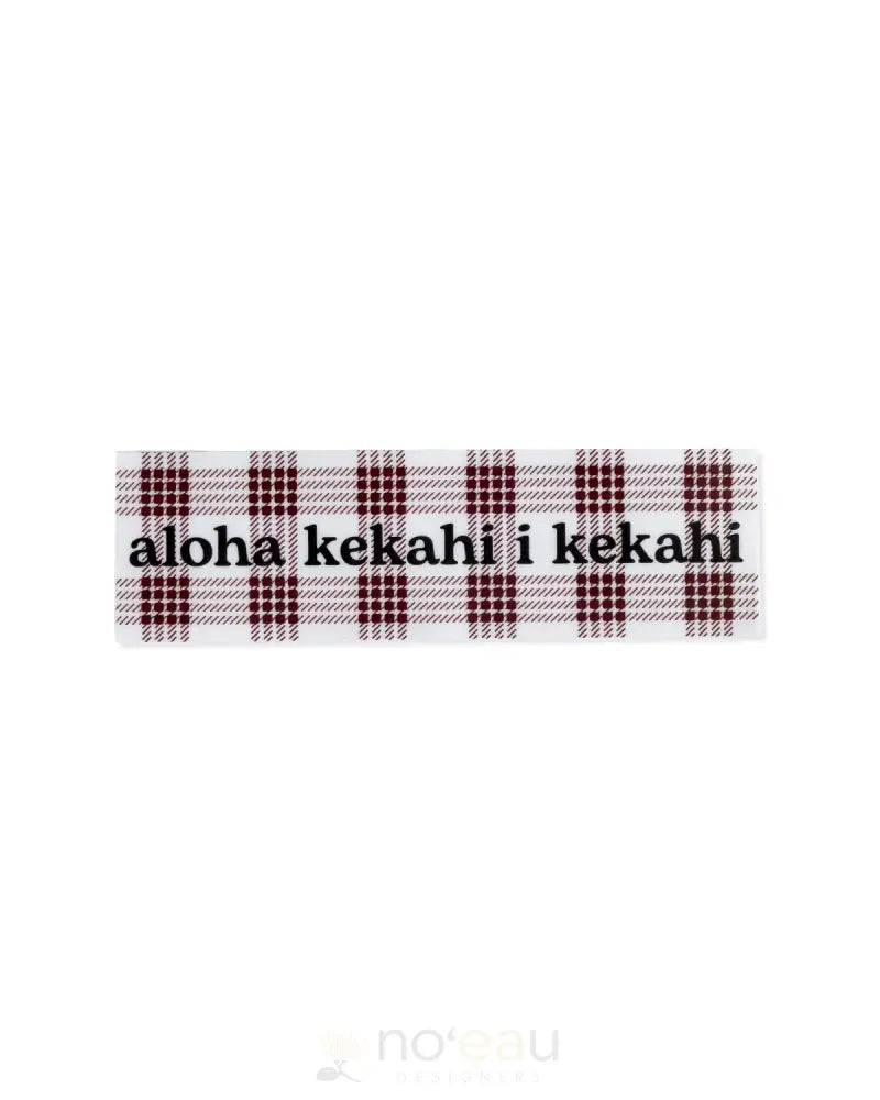 NOEAU - Assorted Palaka Stickers Brick / ALOHA KEKAHI I KEKAHI STICKERS/PINS/PATCHES