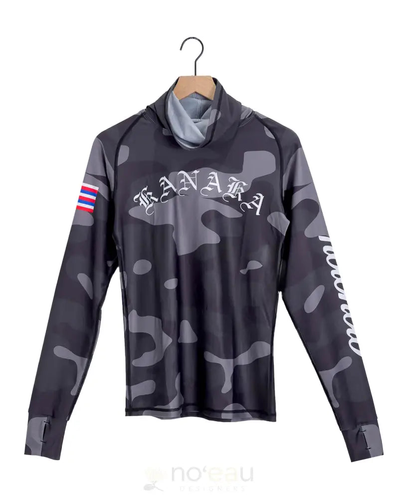 NOEAU - Camo Fishing Hoodie Green / XXS MEN’S CLOTHING