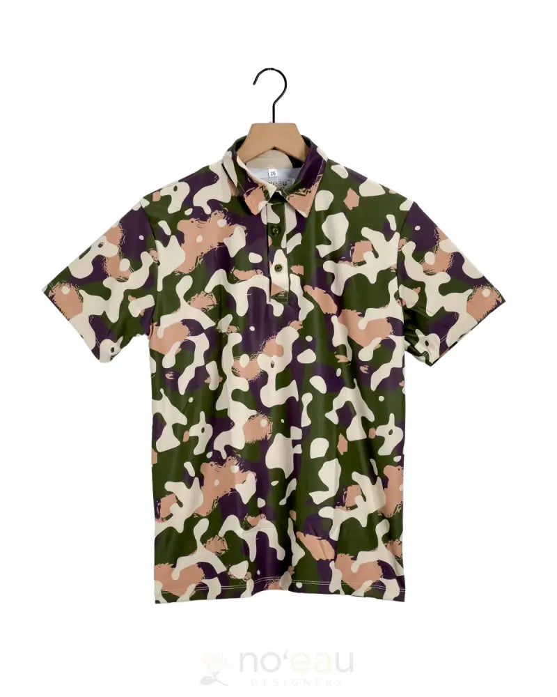 NOEAU - Camo Polo Military Green / XXS MEN’S CLOTHING