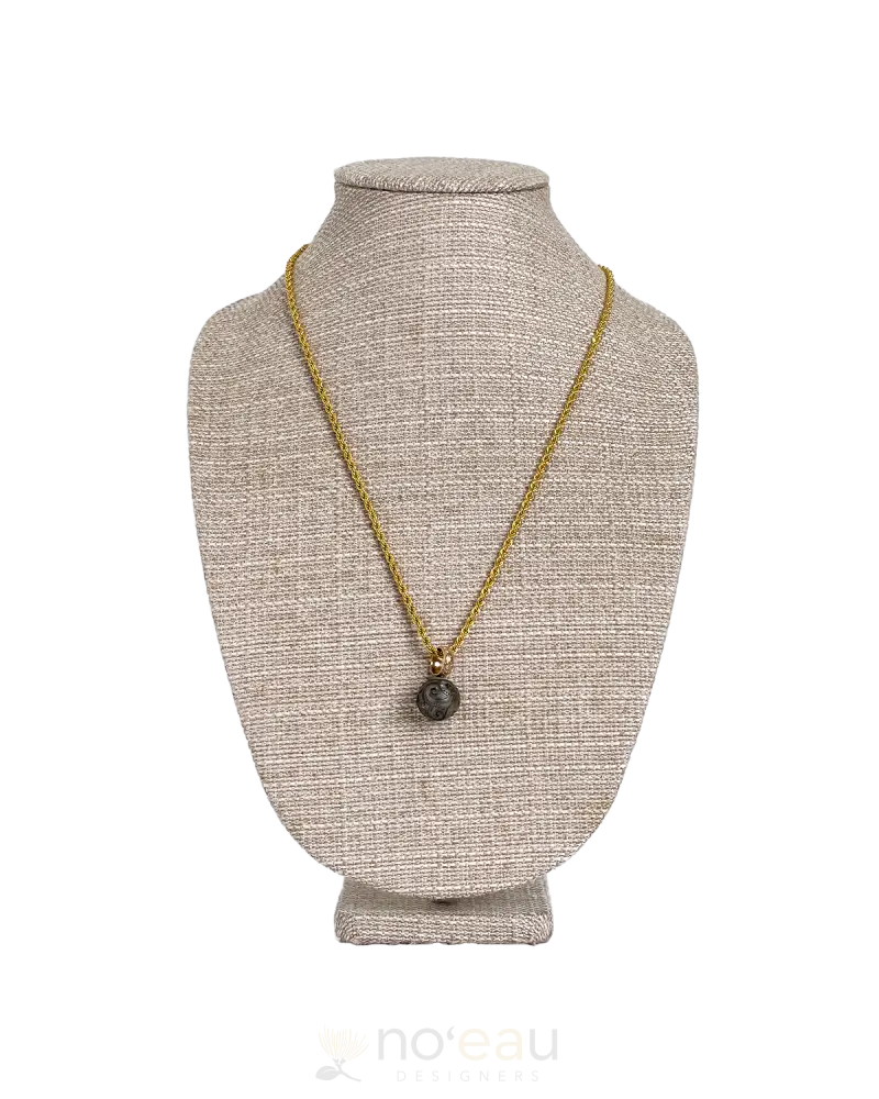 Noeau - Carved Tahitian Pearl On 14K Gold-Filled 3Mm Rope Chain Necklace Jewelry