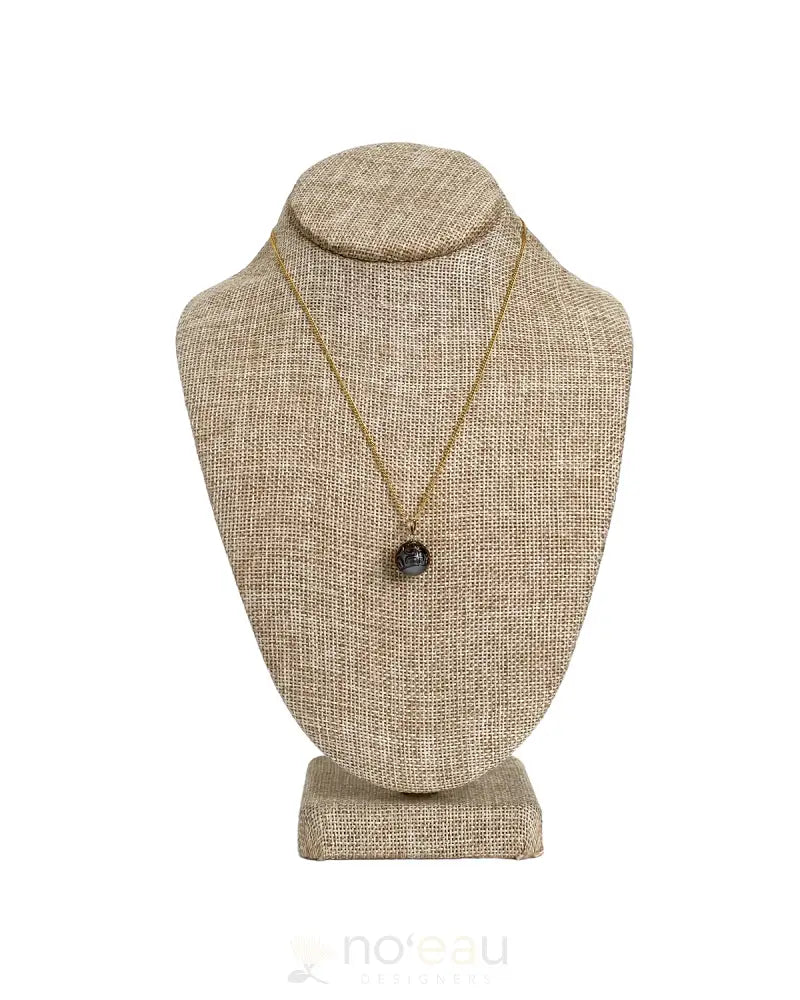 Noeau - Carved Tahitian Pearl On 14K Gold-Filled Necklace 0.4 Inches / 18 Inches Jewelry