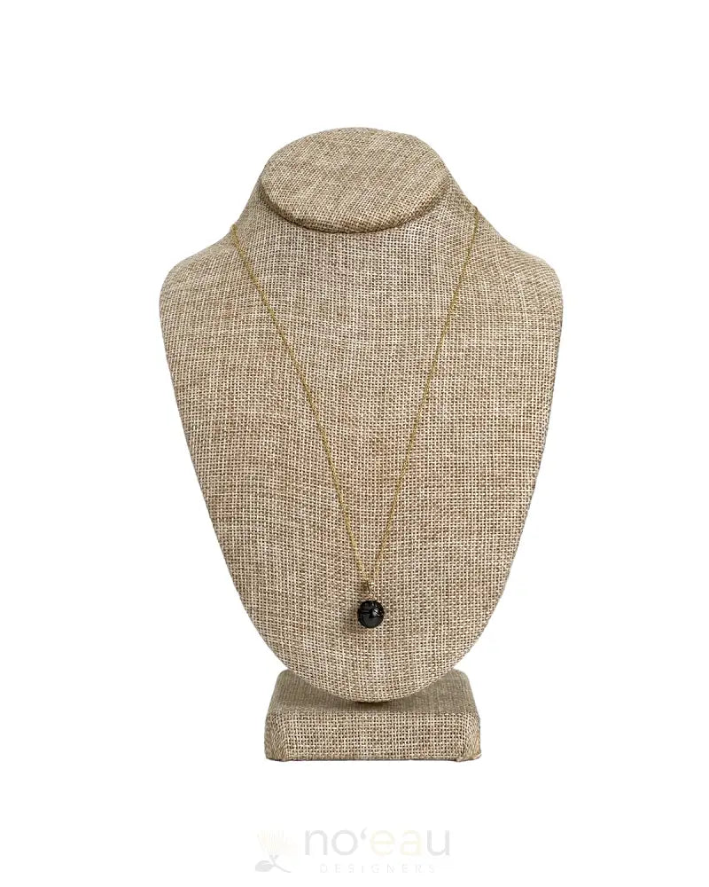 Noeau - Carved Tahitian Pearl On 14K Gold-Filled Necklace 0.4 Inches / 20 Inches Jewelry