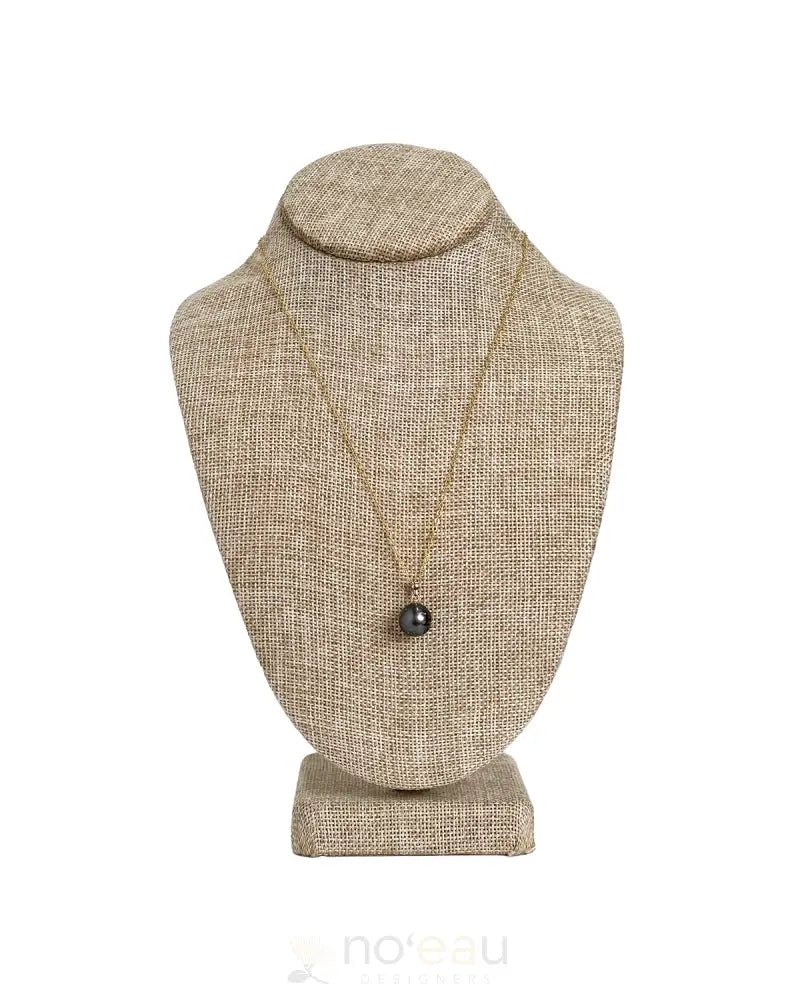 Noeau - Carved Tahitian Pearl On 14K Gold-Filled Necklace 0.4 Inches / 22 Inches Jewelry