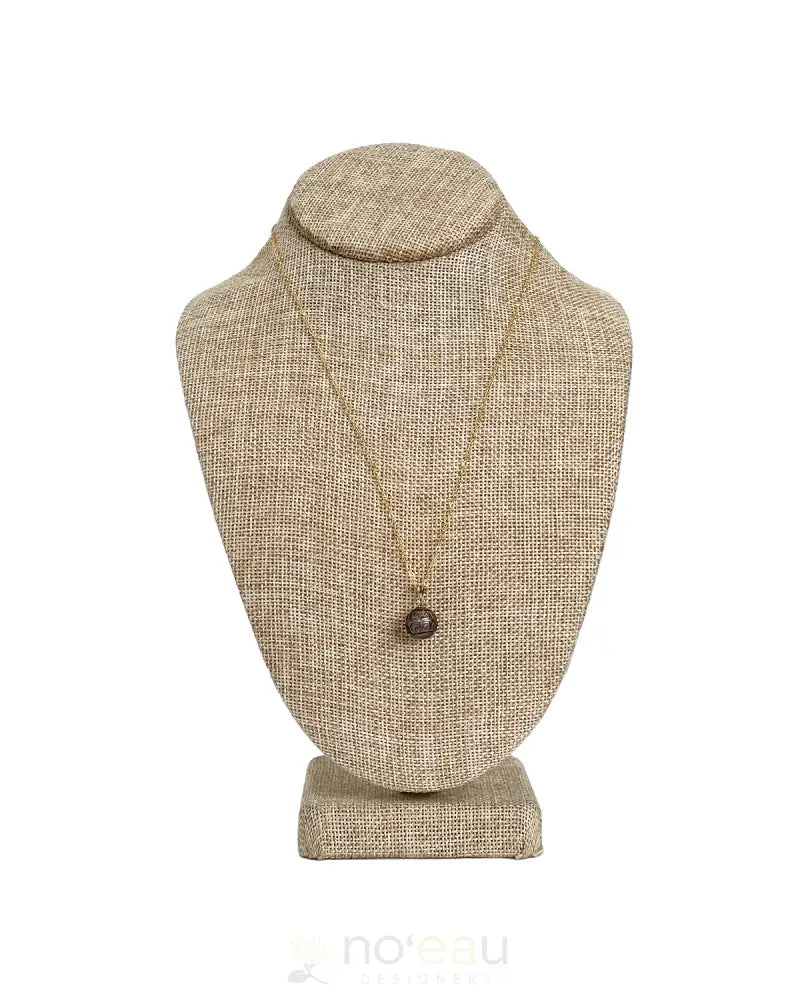 Noeau - Carved Tahitian Pearl On 14K Gold-Filled Necklace 0.5 Inches / 20 Inches Jewelry