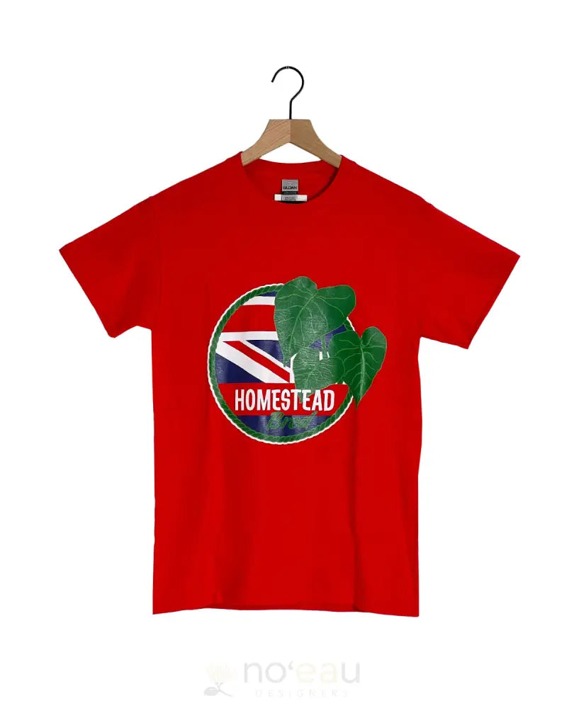 NOEAU DESIGNERS - "Homestead Bred" Red T-Shirts - Noʻeau Designers