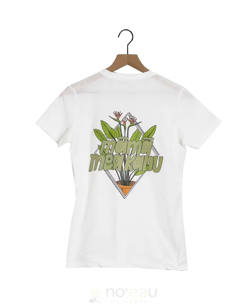 NOEAU DESIGNERS - Mama Mea Kanu White Tshirt - Noʻeau Designers