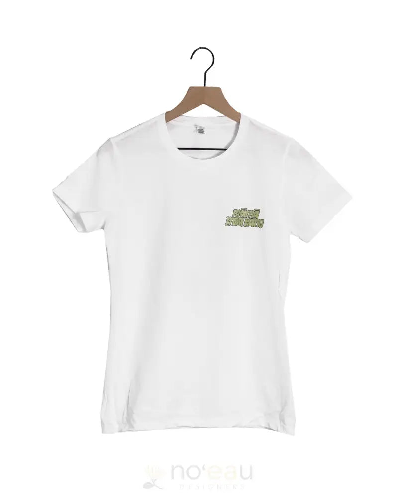 NOEAU DESIGNERS - Mama Mea Kanu White Tshirt - Noʻeau Designers