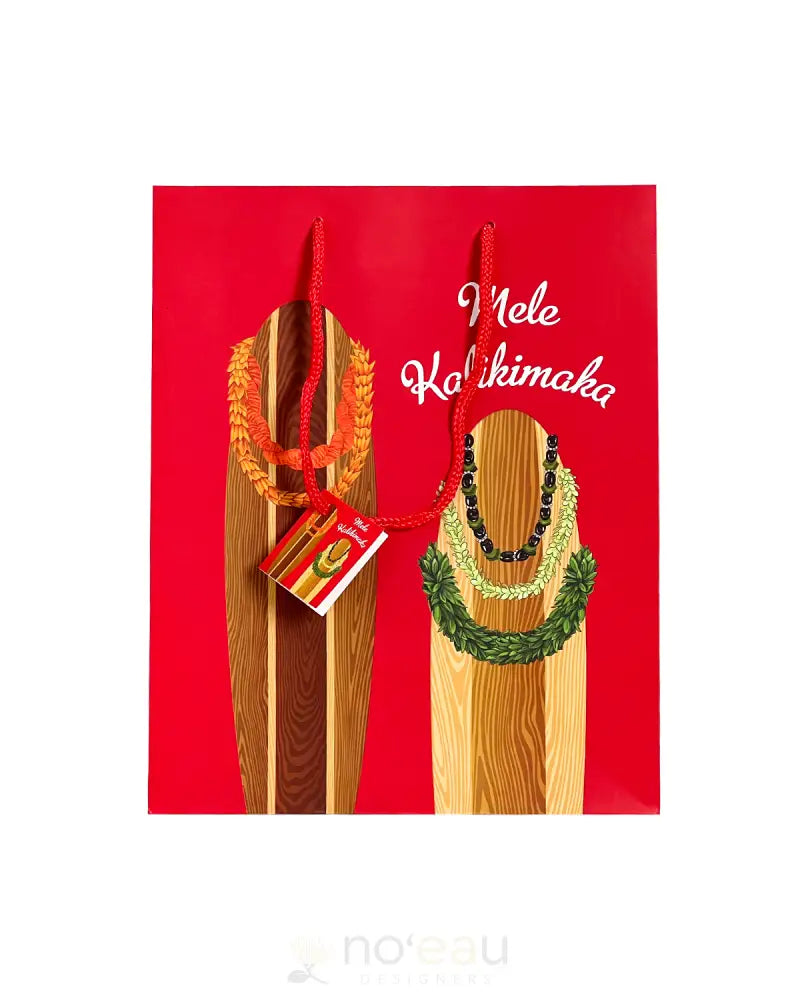 NOEAU - Eke Kalikimaka Large / Surfboards / Red ACCESSORIES