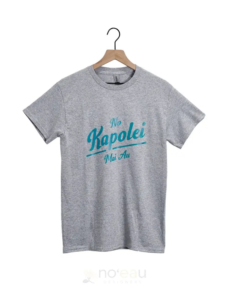 Noeua - Kapolei Mai Au Gray T-Shirt Men’s Clothing