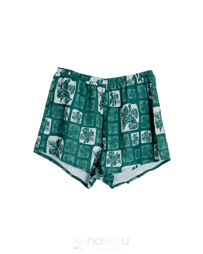 Noeau - Koʻoloaʻula Shorts Green / Small Women’s Clothing