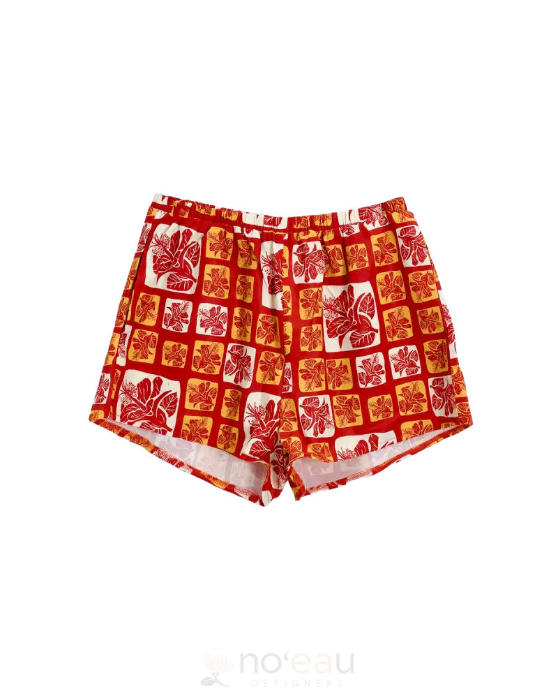 Noeau - Koʻoloaʻula Shorts Red / Small Women’s Clothing