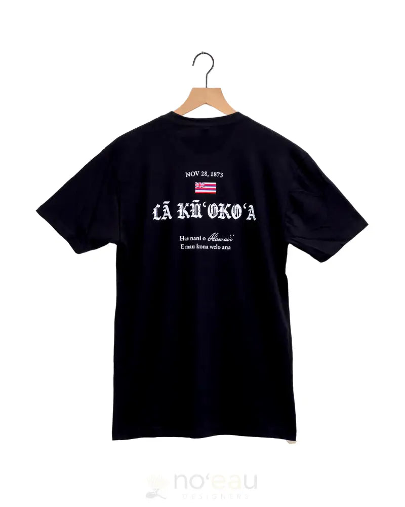 NOEAU - La Kuʻokoʻa ʻ25 Shirts Black / White / Small MEN’S CLOTHING