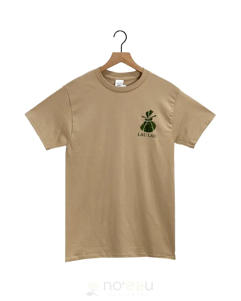 NOEAU - Laulau T-Shirt Tan / Green / Small MEN’S CLOTHING