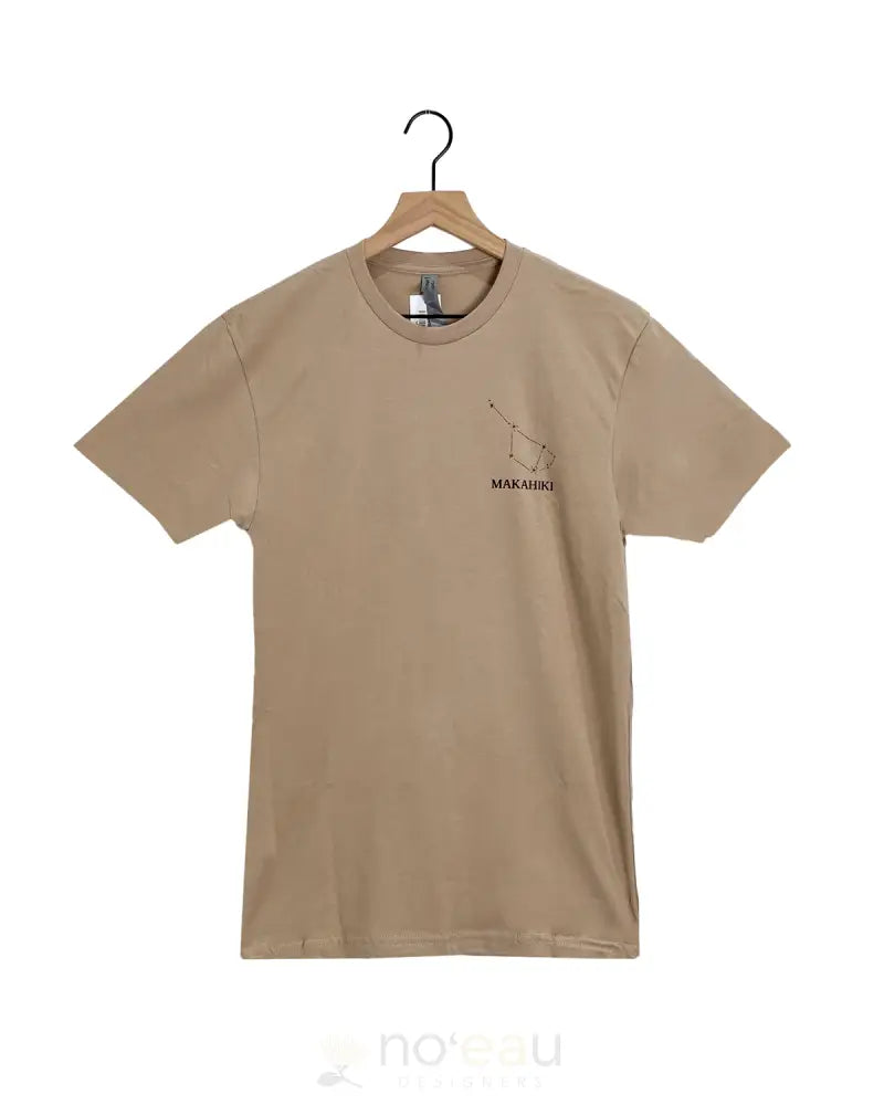 NOEAU - Makahiki Kane T-Shirt Tan / Brown / Small MEN’S CLOTHING