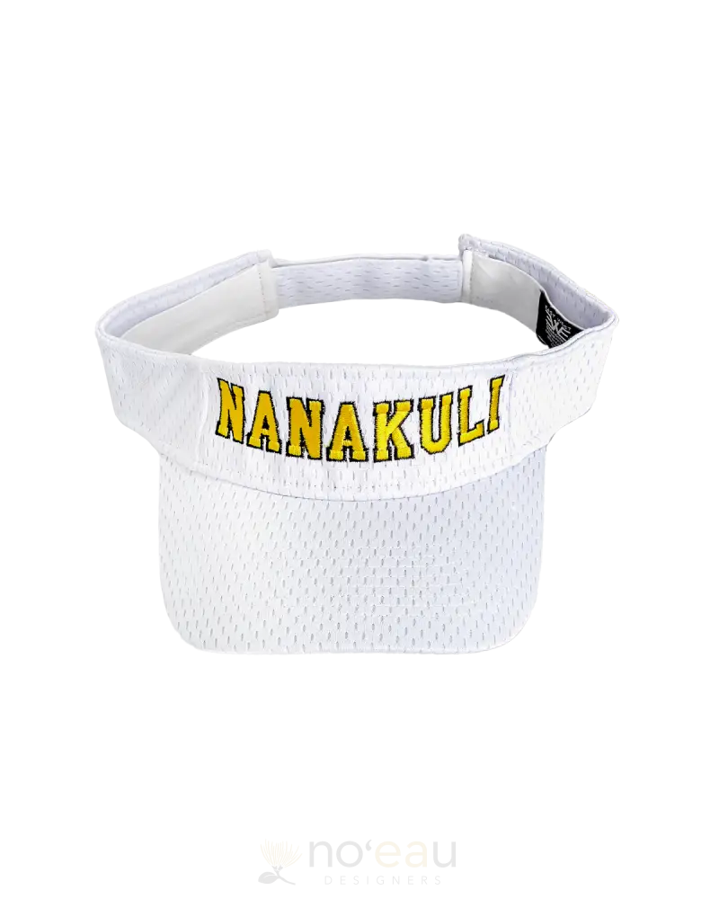 Noeau - Assorted Nanakuli Visor White/Yellow Accessories