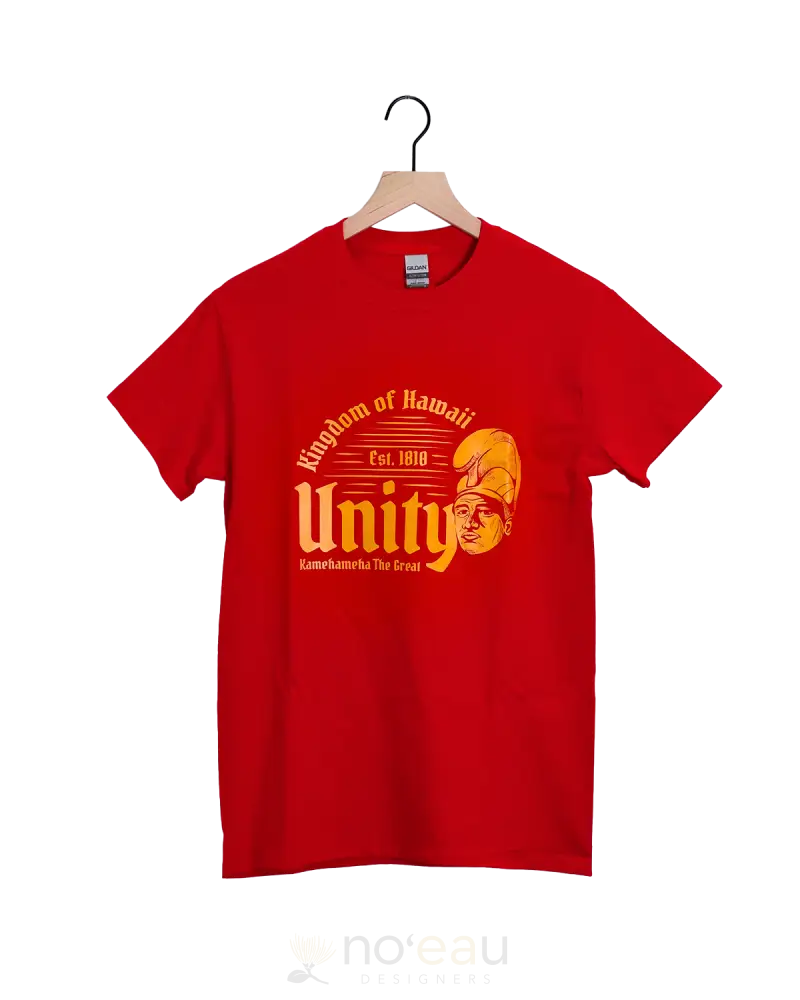 Noeau - Unity Kamehameha T-Shirt Red + Gold / Small Men’s Clothing