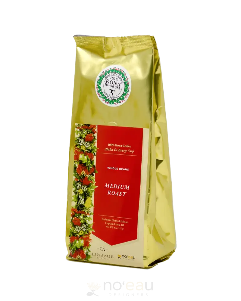 Noeau X Lineage Coffee Company - 100% Kona Coffee Beans Medium Roast Food
