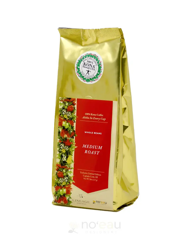 Noeau X Lineage Coffee Company - 100% Kona Coffee Beans Medium Roast Food