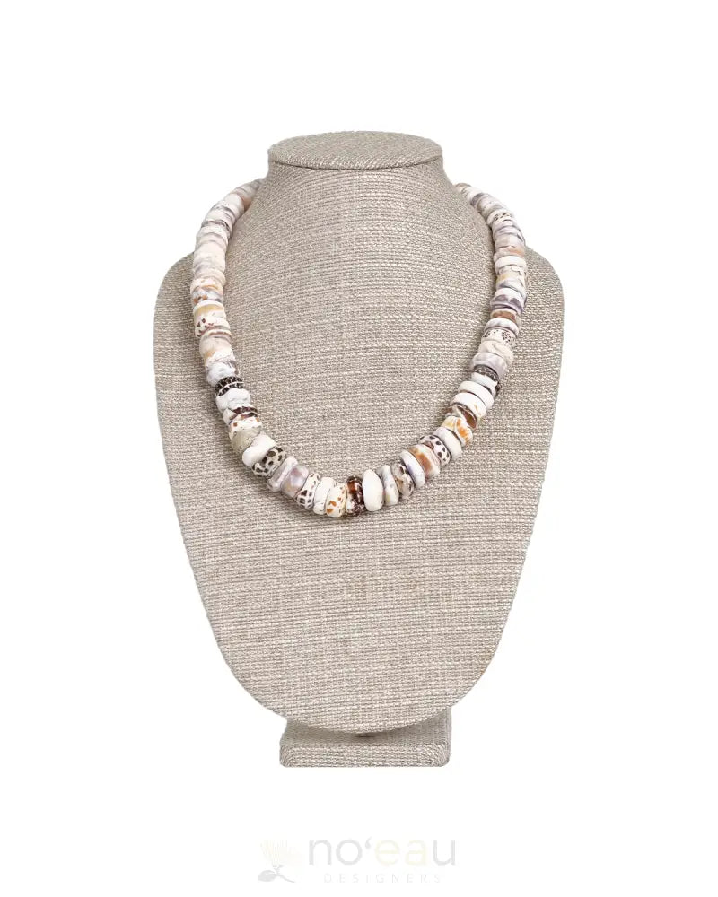 Papa Kine Things - Multi-Color Puka Shell Necklace 23’ Hawaiian Items