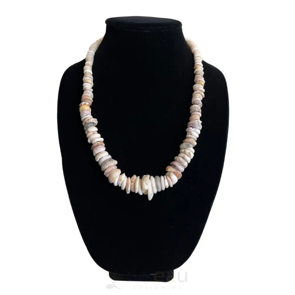 PAPA KINE THINGS - Multi-color Puka Shell Necklace - Noʻeau Designers