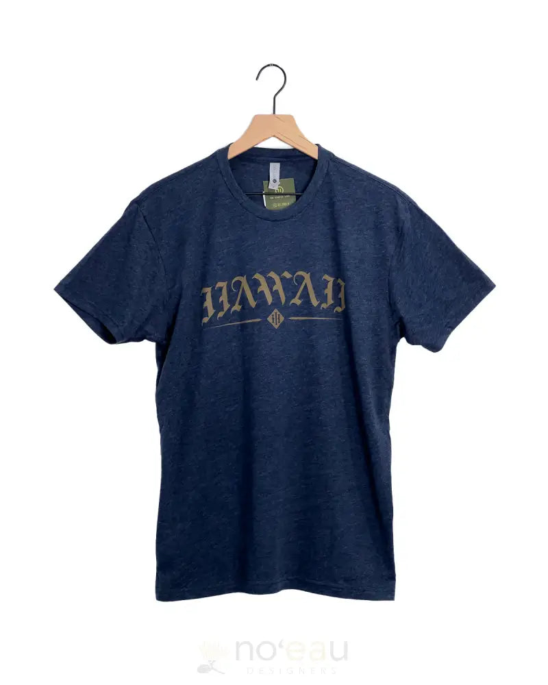 PIKO - 11AWA11 Old English Blue/Beige T-Shirt - Noʻeau Designers