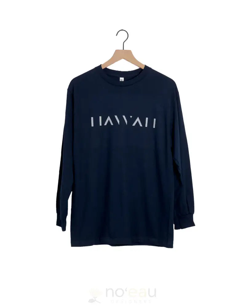 PIKO - 11AWA11 Origins Navy Men's Long sleeve - Noʻeau Designers