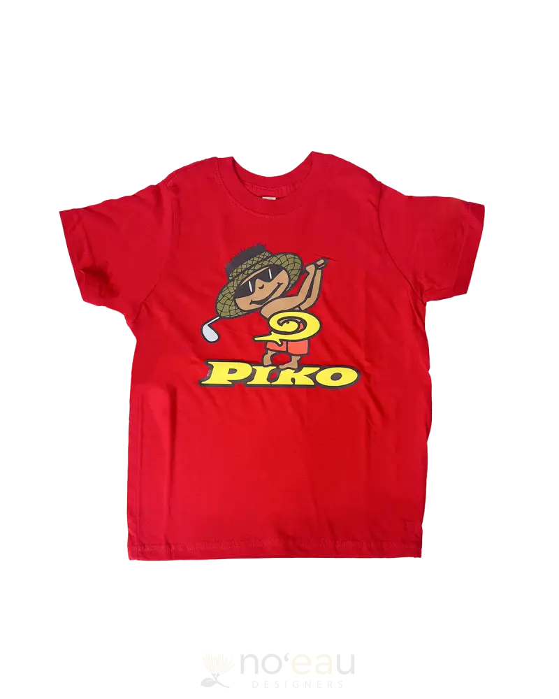 Piko - Assorted Golfa Keiki Tees Red / Size 2T Kids Clothing