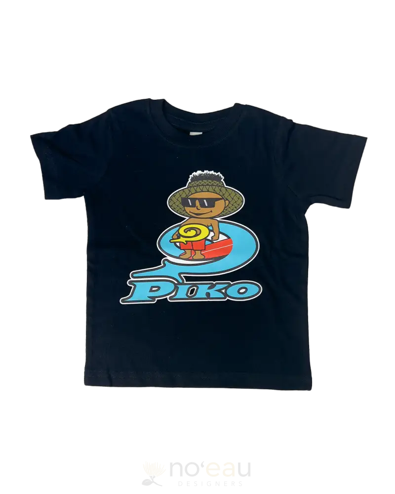 Piko - Assorted Surfa Keiki Tees Black / Size 2T Kids Clothing