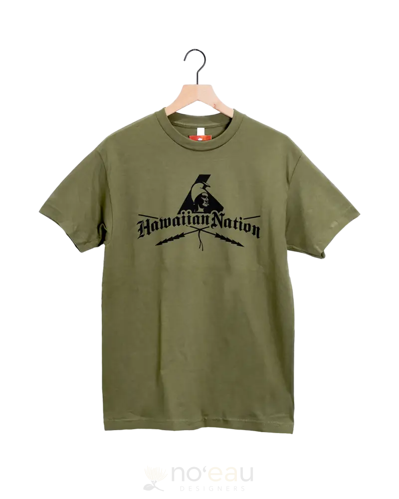 Piko - Bloodline Hawaiian Nation Military Green T-Shirt Men’s Clothing