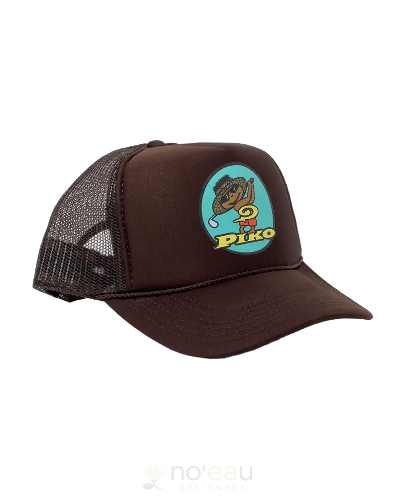 Piko - Piko Golfa Trucker Hat Brown Accessories