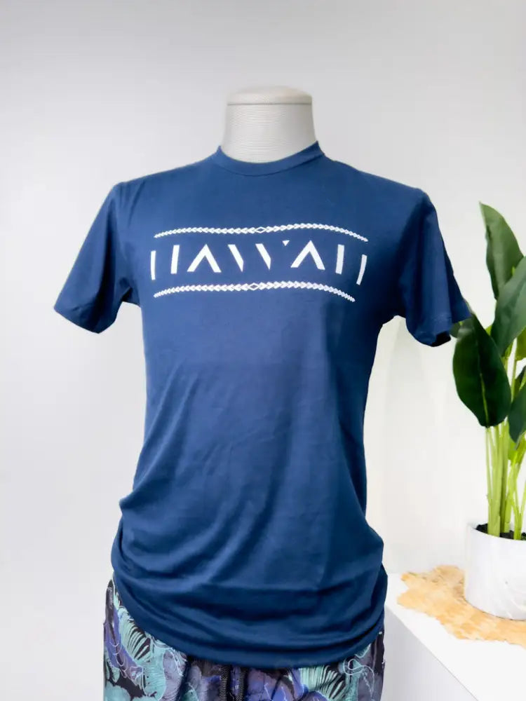 PIKO - Imua Tee Navy Blue - Noʻeau Designers