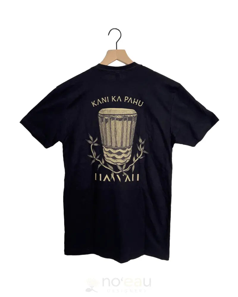 PIKO - "Kani Ka Pahu" Merrie Monarch Black T-Shirt - Noʻeau Designers