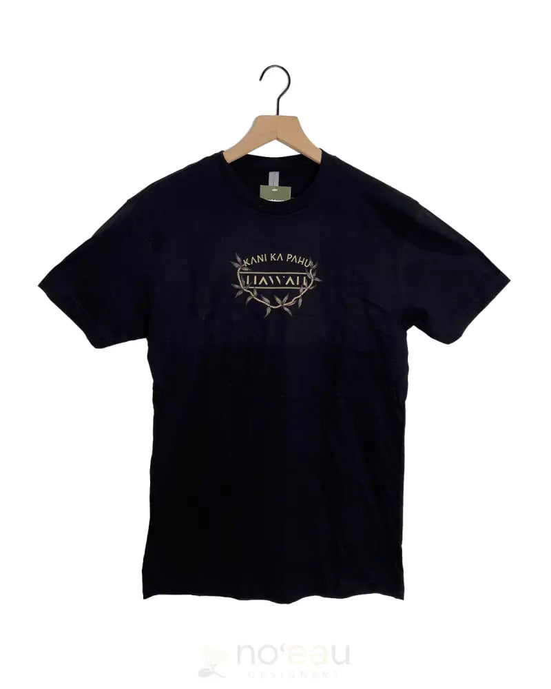 PIKO - "Kani Ka Pahu" Merrie Monarch Black T-Shirt - Noʻeau Designers