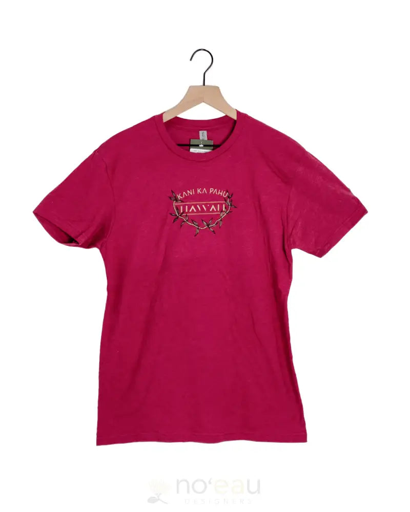 PIKO - "Kani Ka Pahu" Merrie Monarch Red T-Shirts - Noʻeau Designers