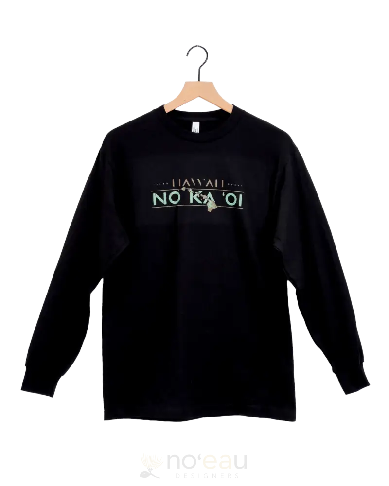 Piko - No Ka ʻOi Long Sleeve Black / Medium Men’s Clothing