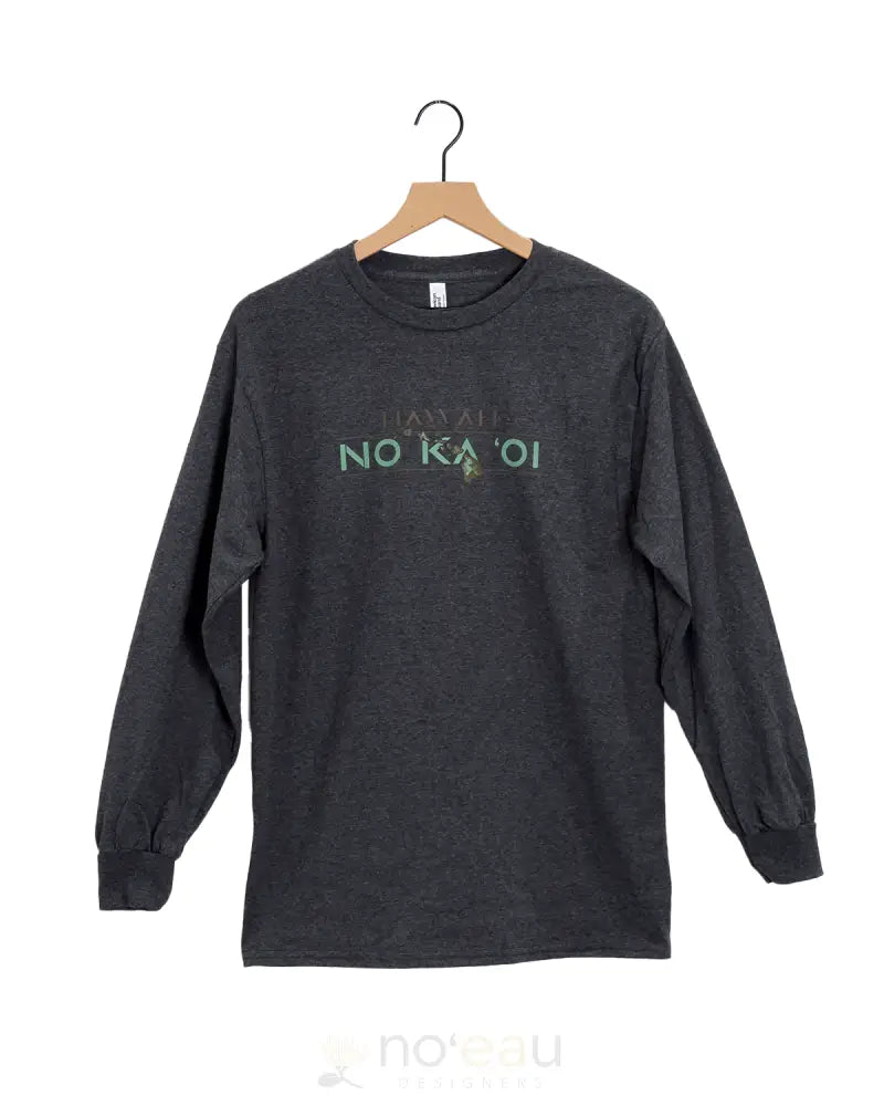 Piko - No Ka ʻOi Long Sleeve Charcol / Medium Men’s Clothing