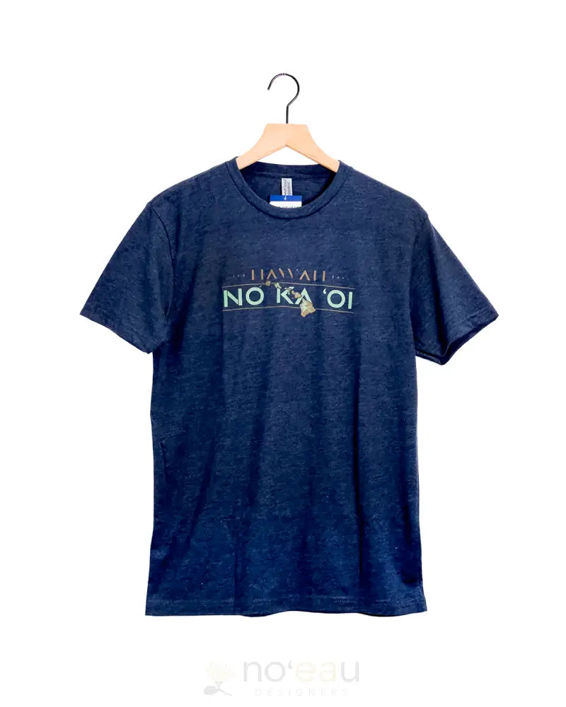 Piko - No Ka ʻOi Men’s T-Shirt Blue / Medium Men’s Clothing