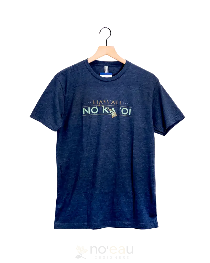 Piko - No Ka ʻOi Men’s T-Shirt Blue / Medium Men’s Clothing