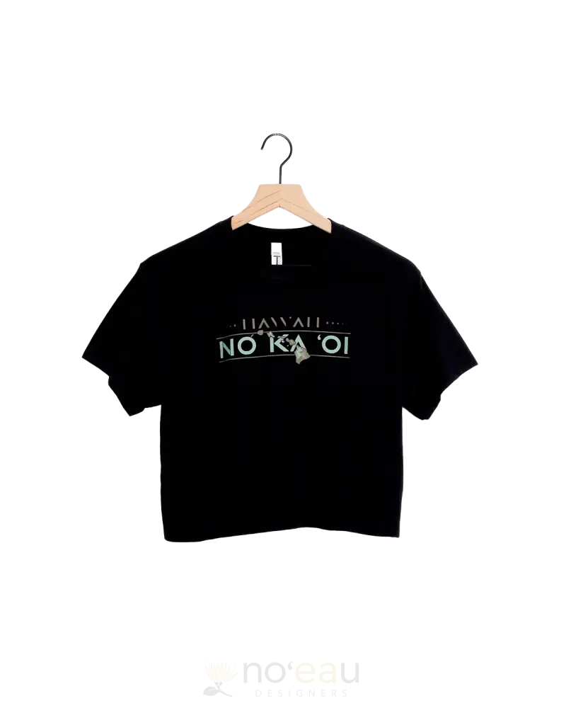 Piko - No Ka ʻOi Womens Crop Top Black Women’s Clothing