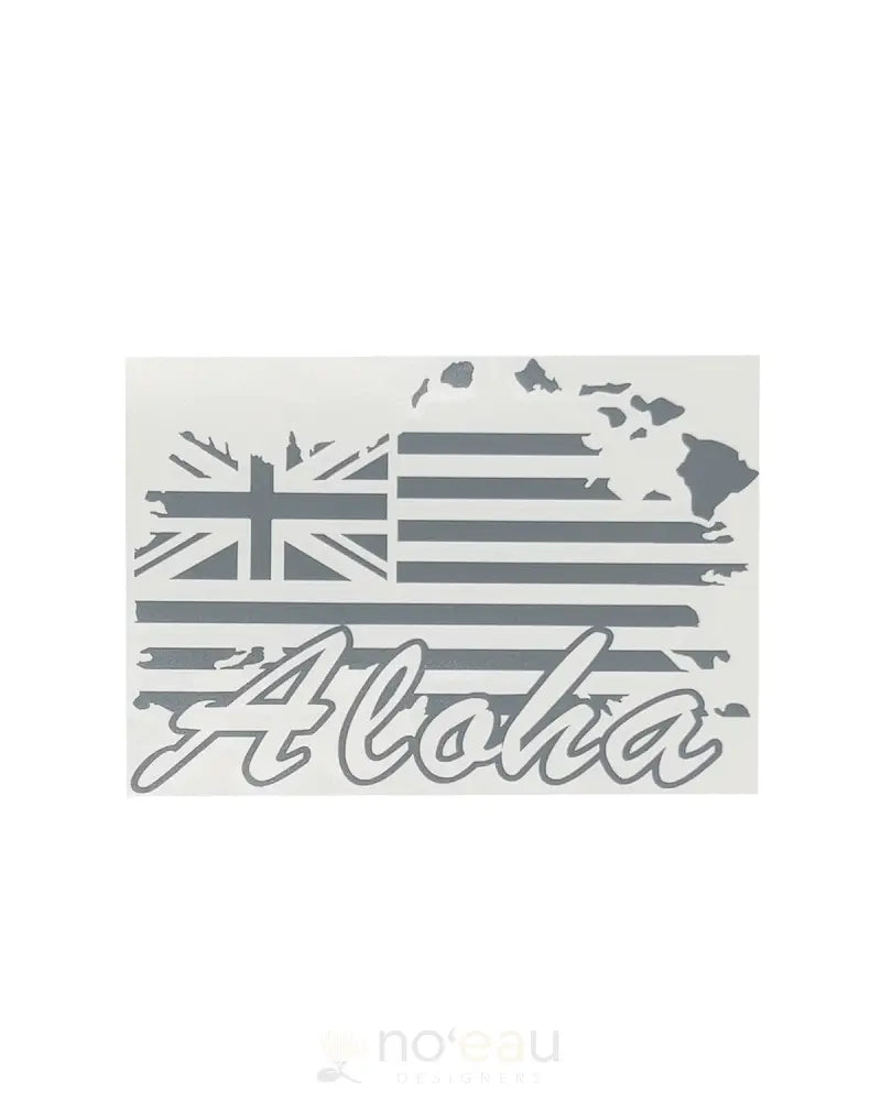 POLY YOUTH - Aloha Flag Large Vinyl Decal - Noʻeau Designers