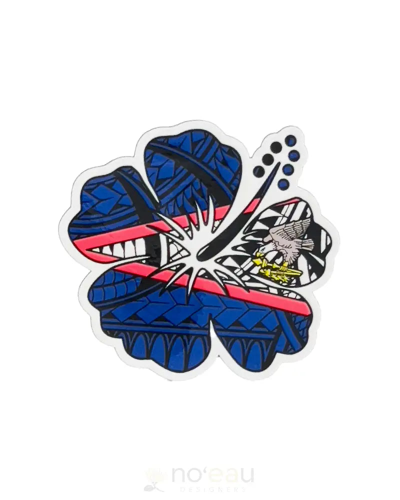 POLY YOUTH - Assorted American Samoan Flag Stickers - Noʻeau Designers