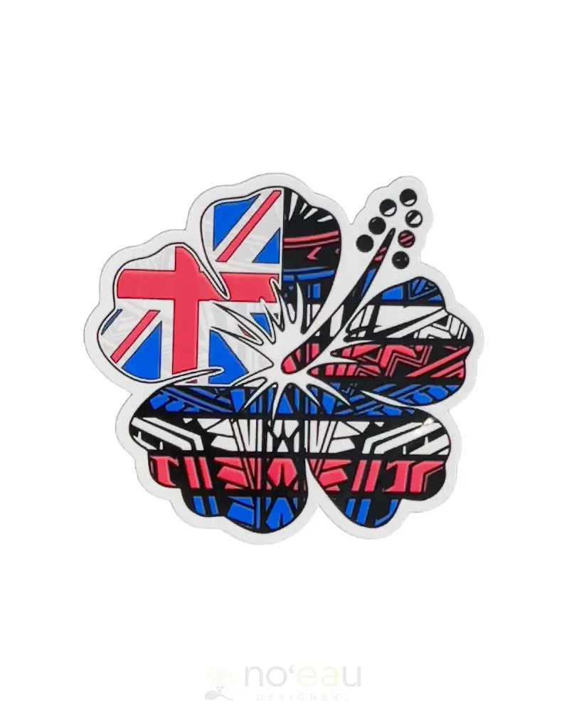 POLY YOUTH - Assorted Hawaiian Flag Stickers - Noʻeau Designers