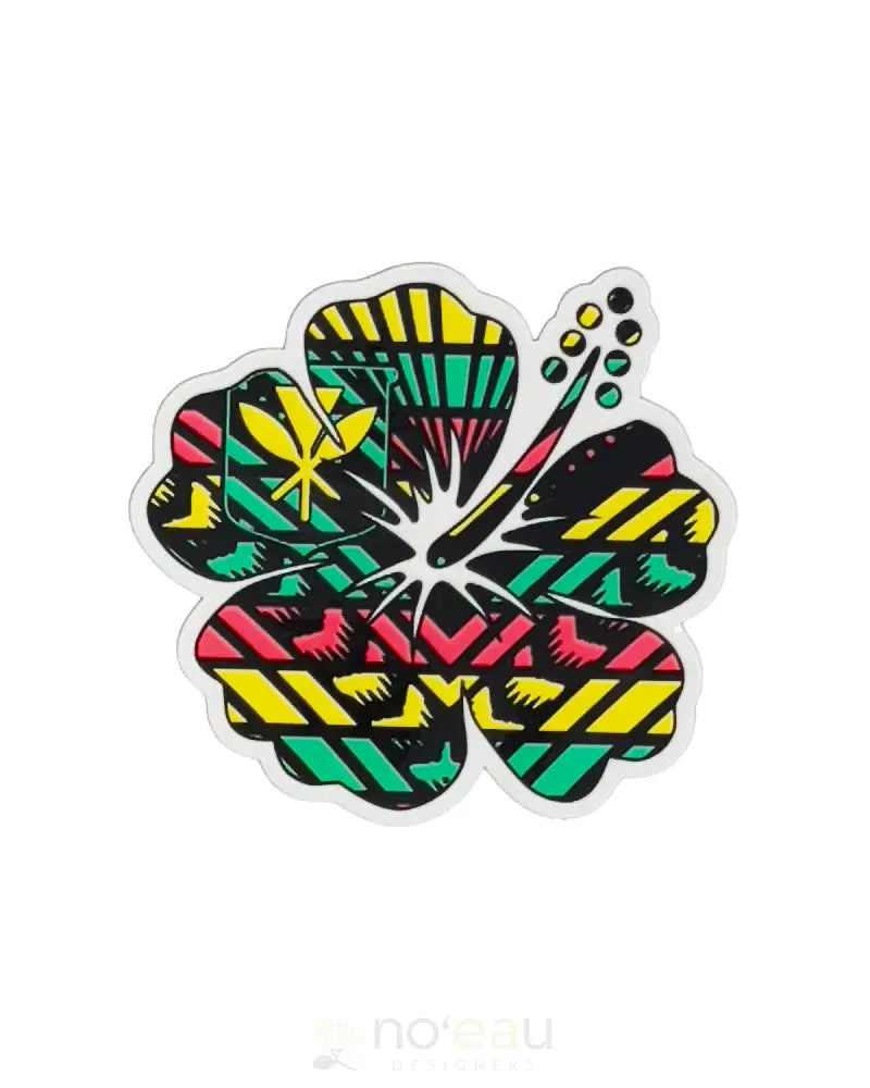 POLY YOUTH - Assorted Kanaka Flag Stickers - Noʻeau Designers