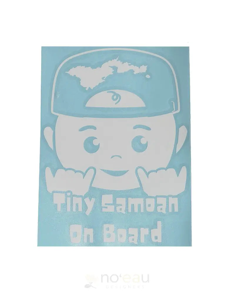 POLY YOUTH - Tiny Samoan On Board Decals Assorted - Noʻeau Designers