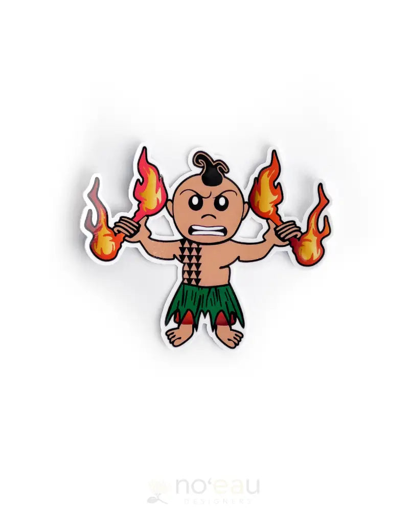 POLY YOUTH - Fire Dancer Sticker - Noʻeau Designers