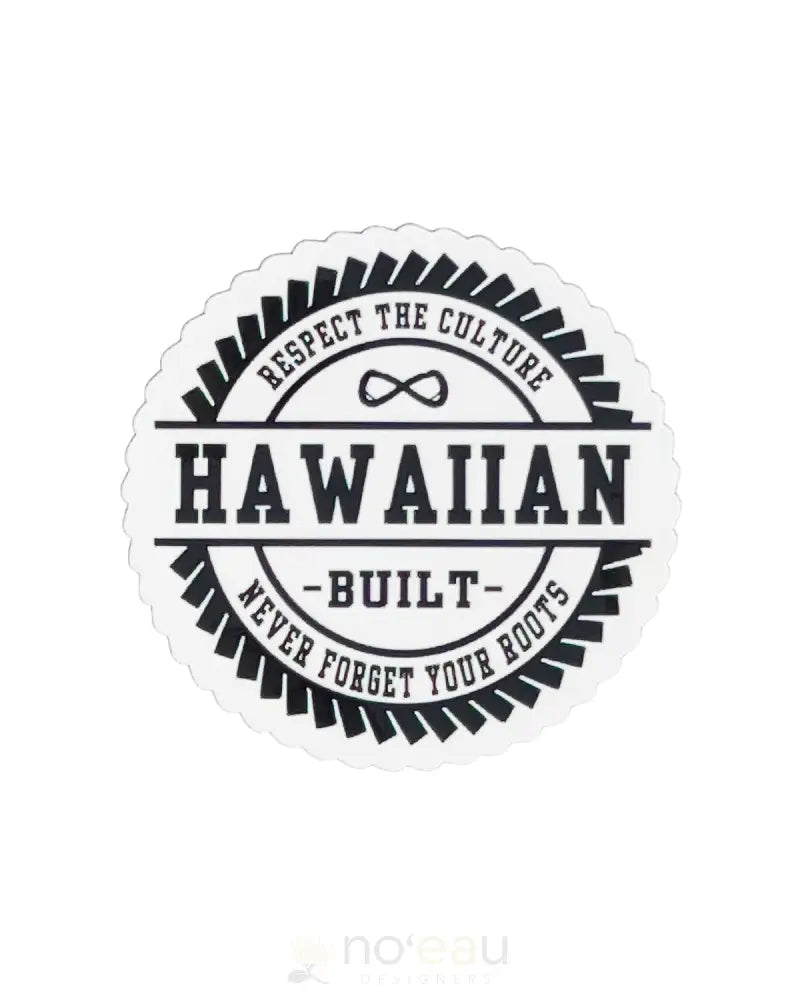 POLY YOUTH - Hawaiian Built Circle Small Stickers - Noʻeau Designers