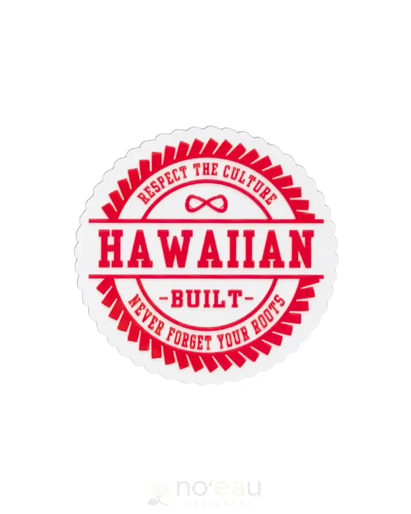 POLY YOUTH - Hawaiian Built Circle Small Stickers - Noʻeau Designers