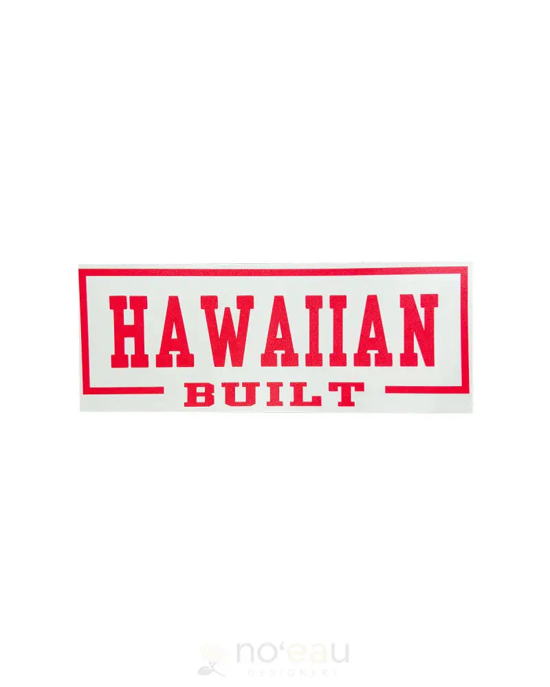 POLY YOUTH - Hawaiian Built Rectangle Large Vinyl Decals - Noʻeau Designers