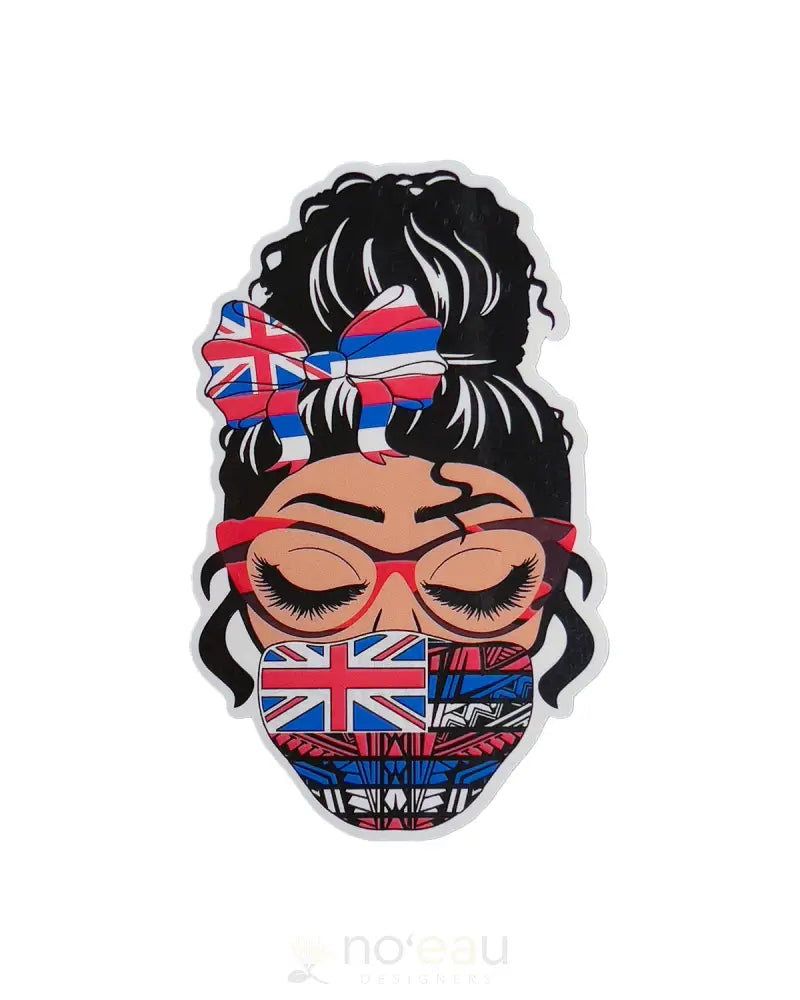 POLY YOUTH - Hawaiian Queen Stickers - Noʻeau Designers